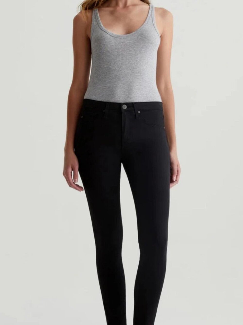 AG Adriano Goldschmied "The Legging" Super Skinny Fit, Black, Size 26